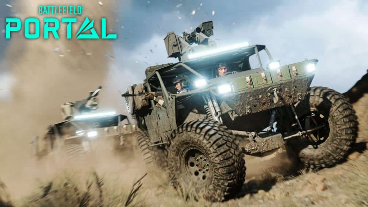 Truck driving in Battlefield 2042