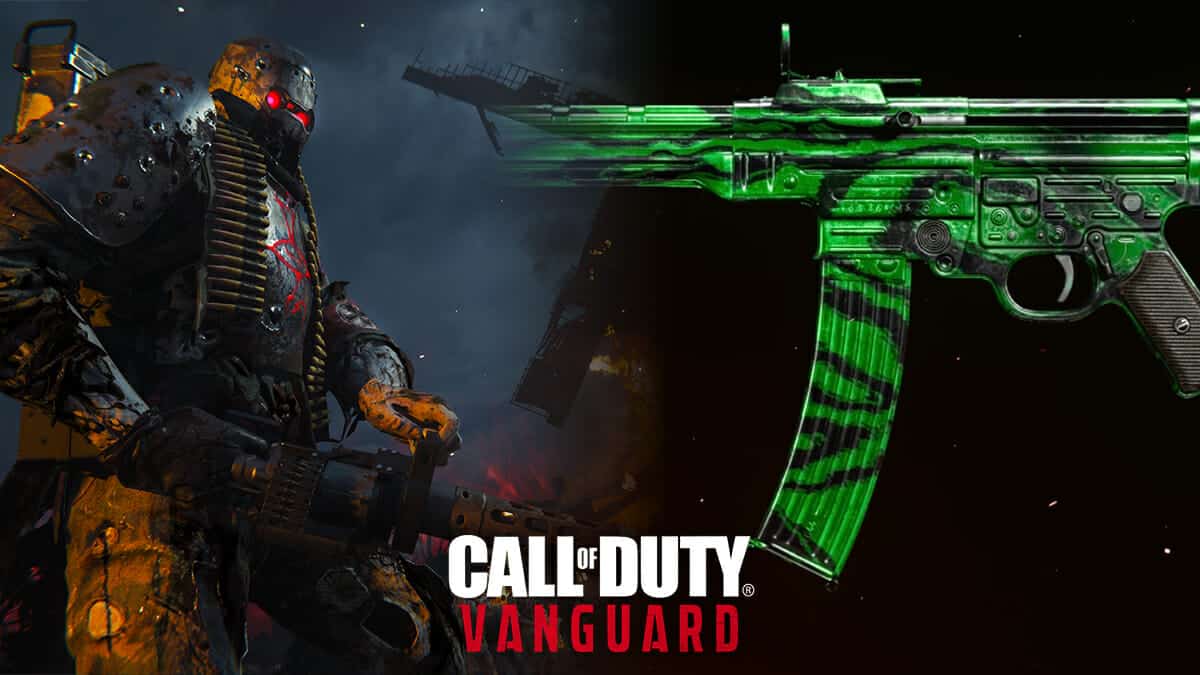 Vanguard Zombies character and Dark Aether camo