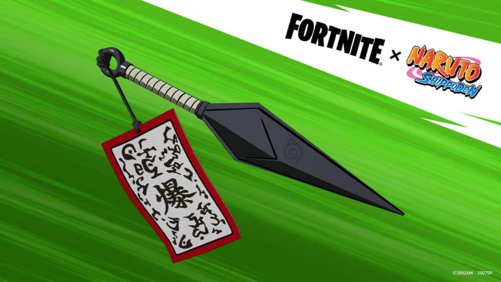 Fortnite Naruto paper bomb kunai