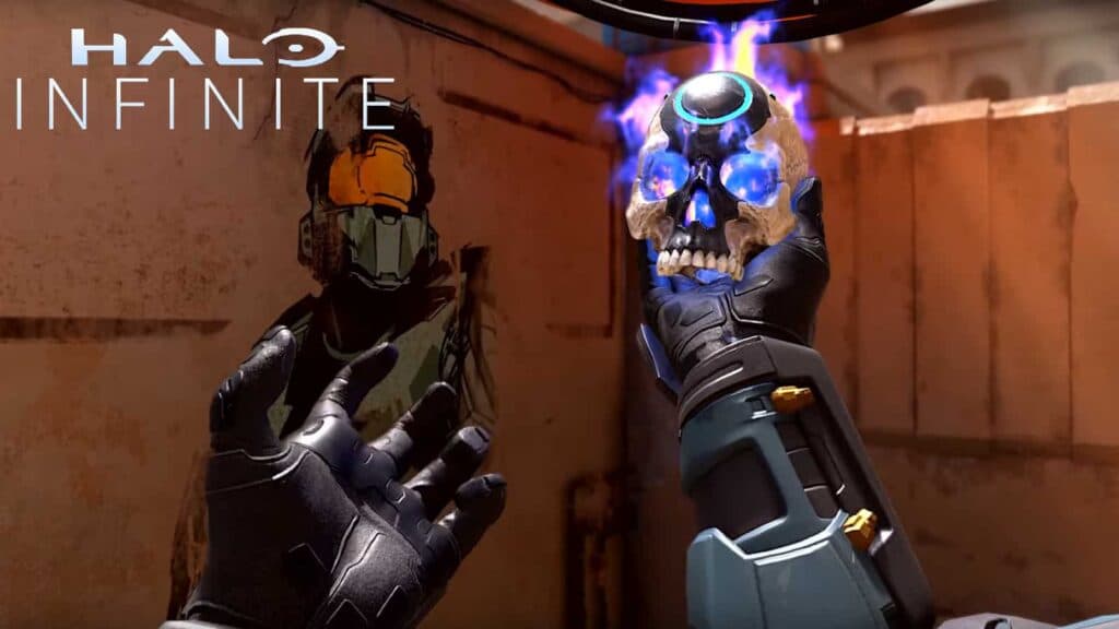 Player holding the Oddball in Halo Infinite