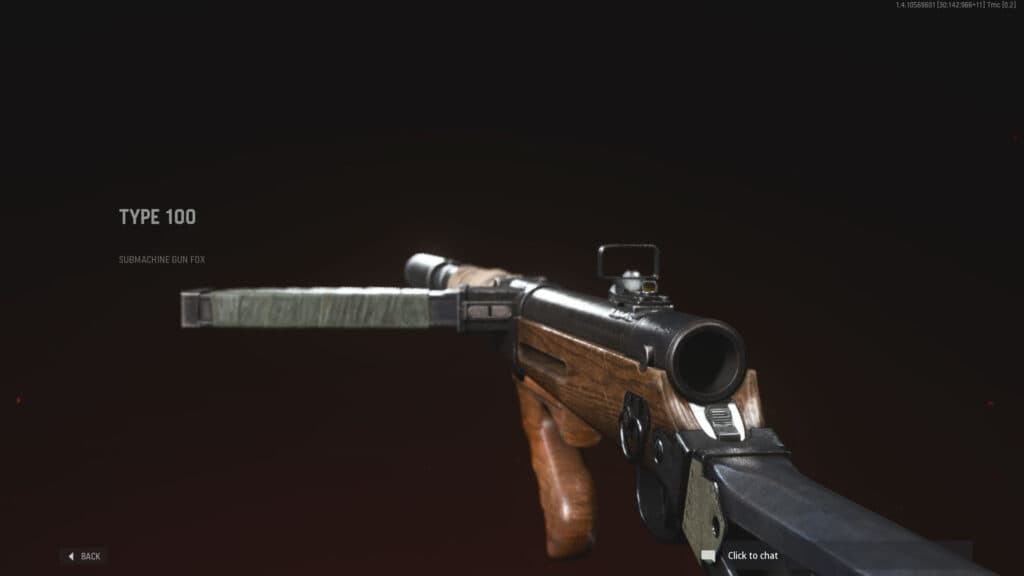 Type 100 SMG in CoD Warzone