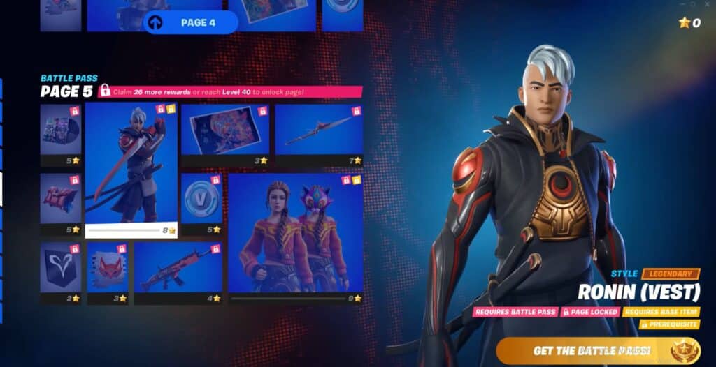 Fortnite Chapter 3 Battle Pass Page 5