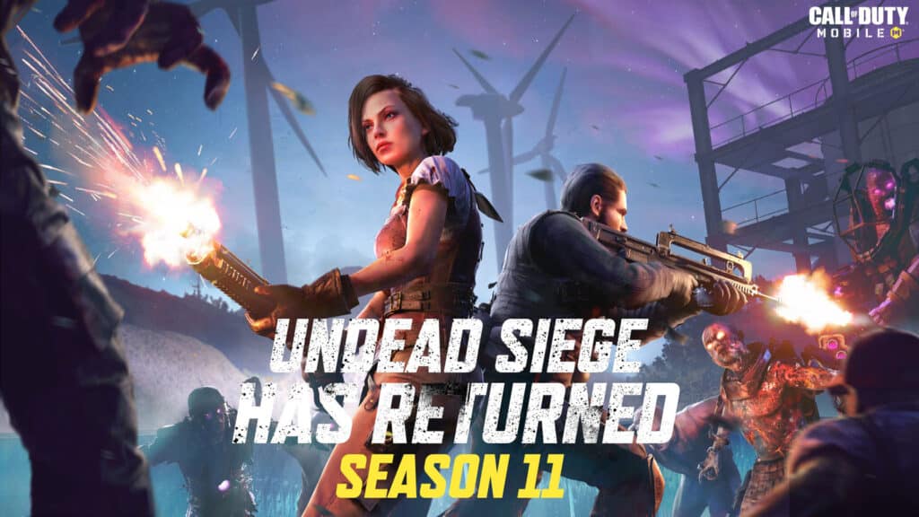 Undead Siege returns in CoD Mobile Season 11