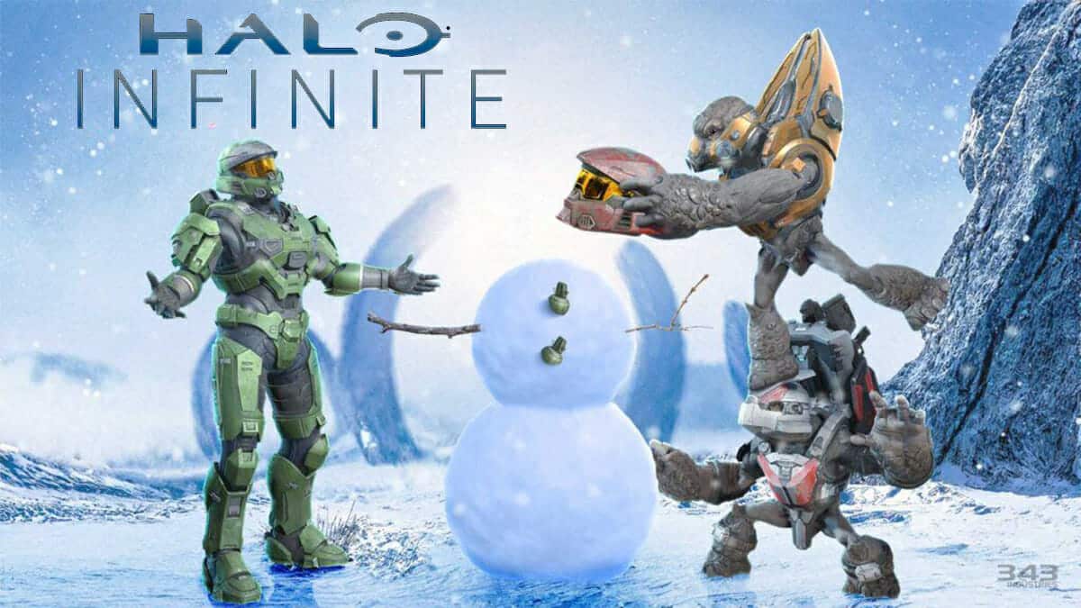 Master Chief in Winter Contingency Halo Infinite event