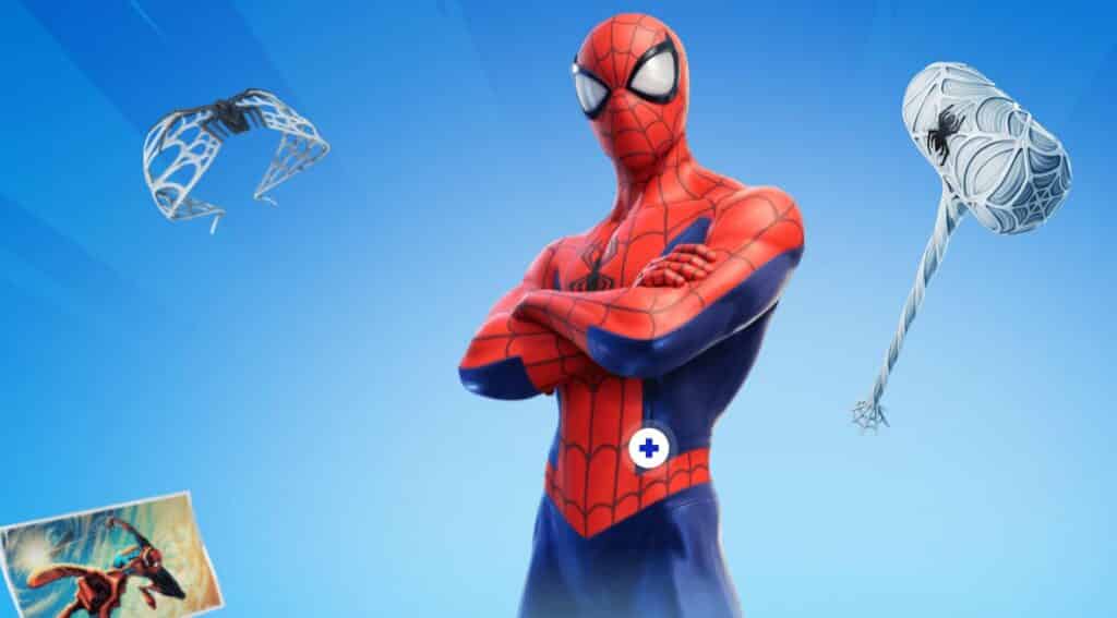 Spider-Man skin in Fortnite Chapter 3