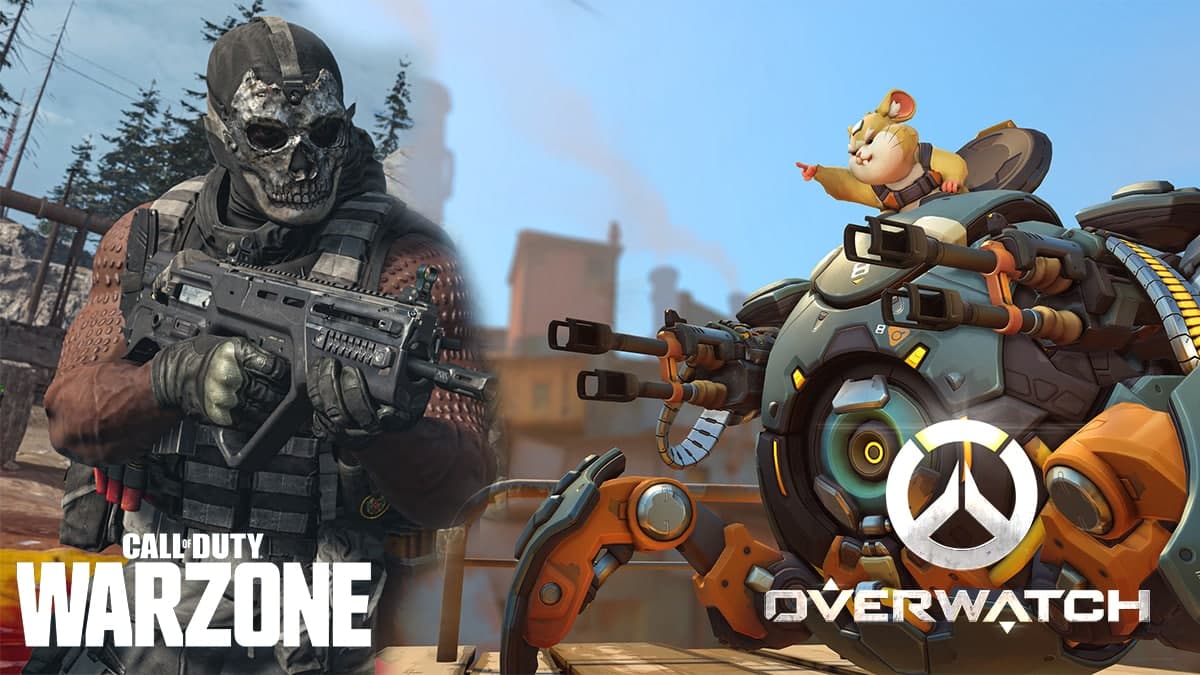 Warzone Operator and Wrecking Ball in Overwatch