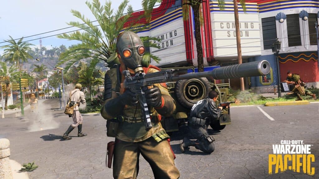 Operator using STG44 in Warzone Pacific