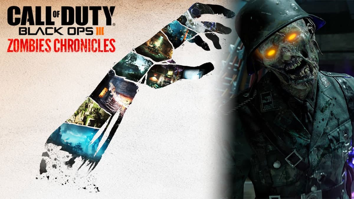 Zombies Chronicles logo and a Zombie