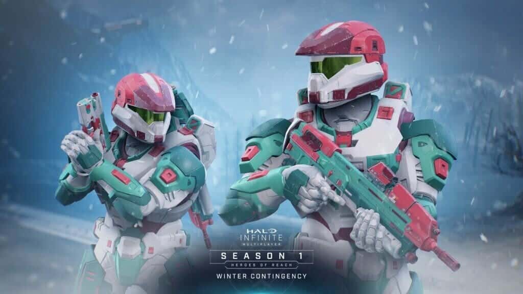 Spartans in Winter Contingency Halo Infinite event