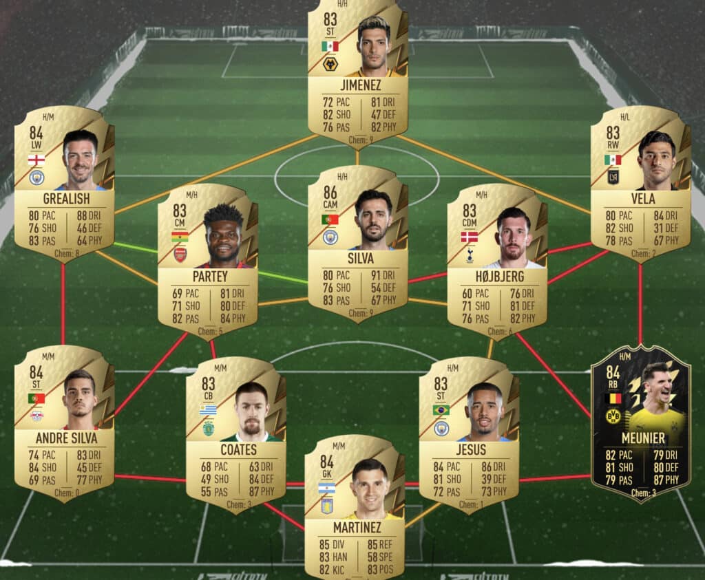 84 rated squad sbc solution