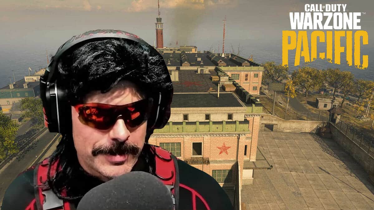 Dr Disrespect extremely disinterested in Warzone Pacific Rebirth Island