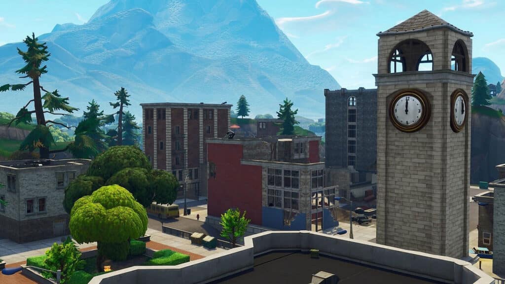 Fortnite Tilted Towers POI