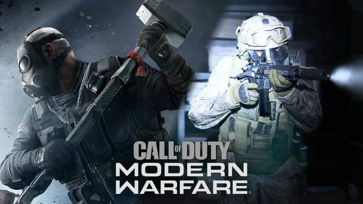 Modern Warfare Operator and Sledge from Rainbow Six Siege