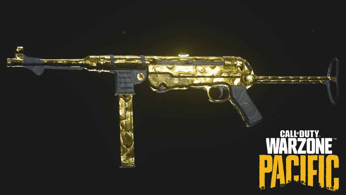Gold MP40 in Warzone