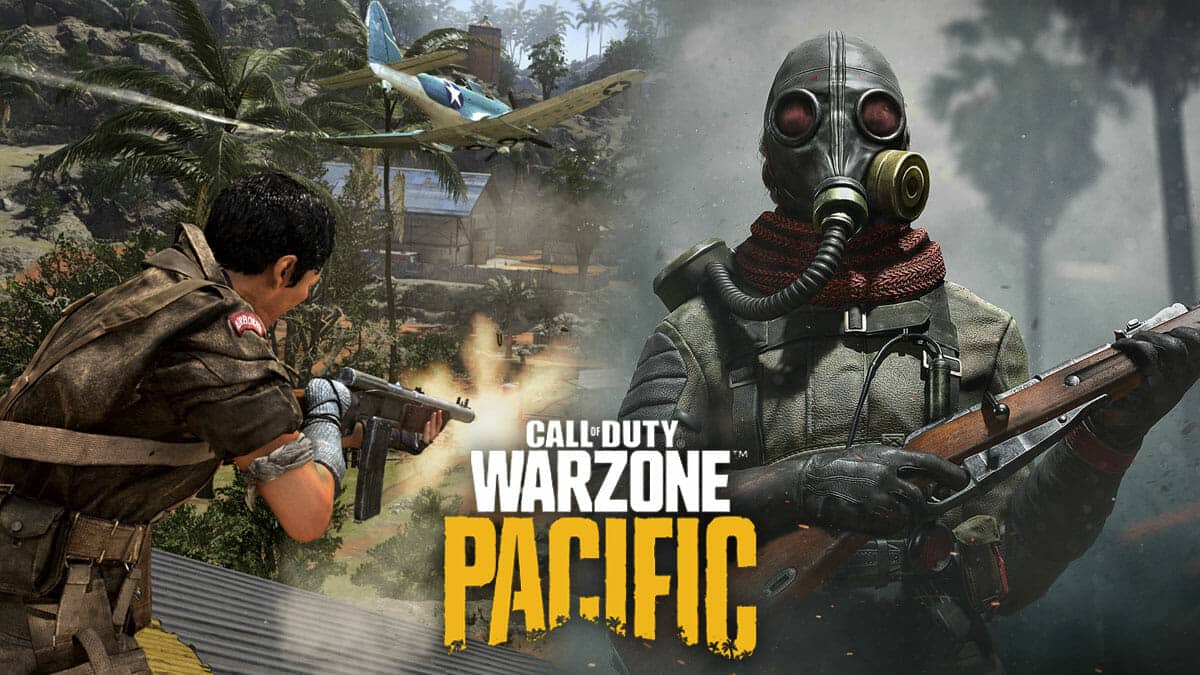 Polina using Gas Mask in Warzone Pacific Season 2