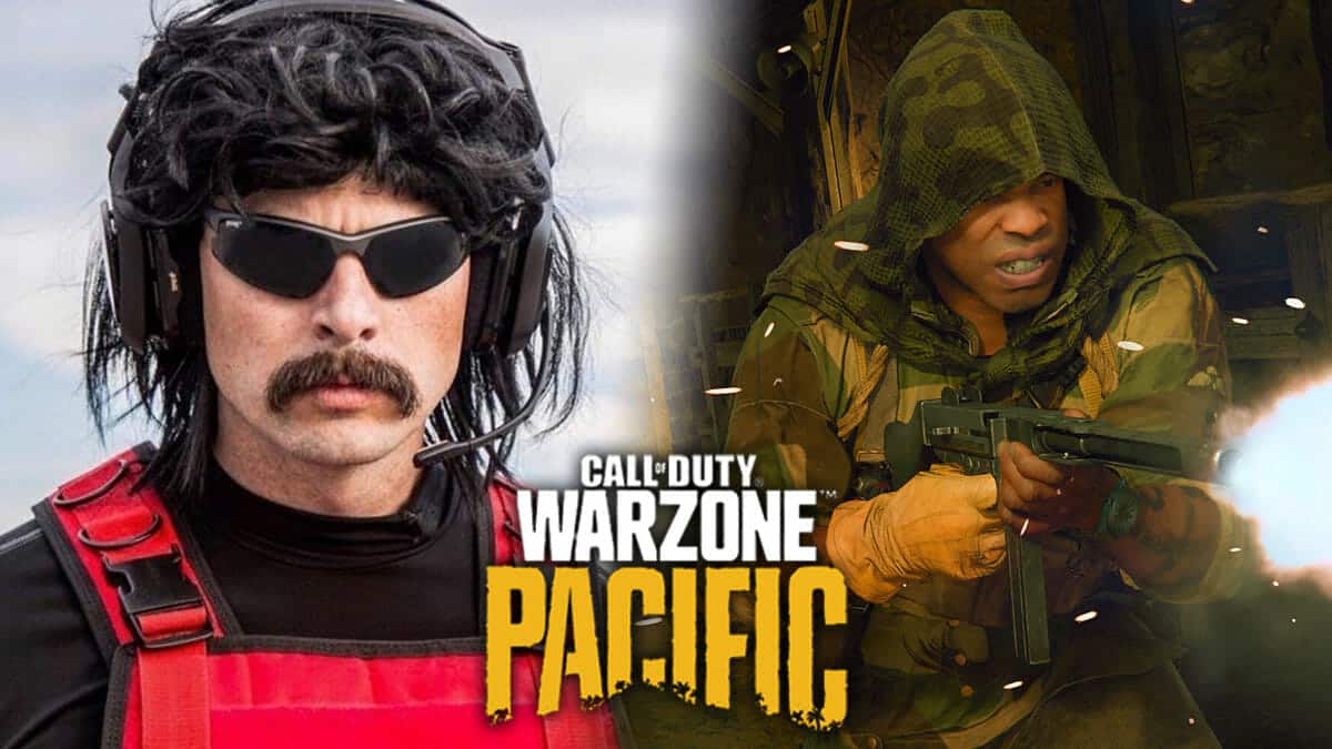 Dr Disrespect and Warzone kingsley operator