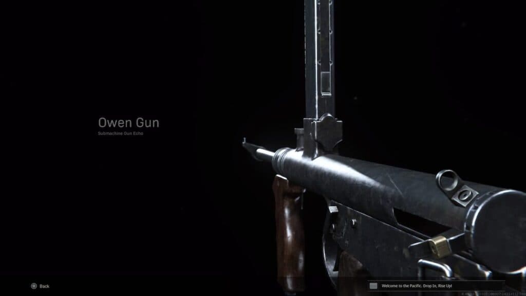Owen Gun Vanguard SMG