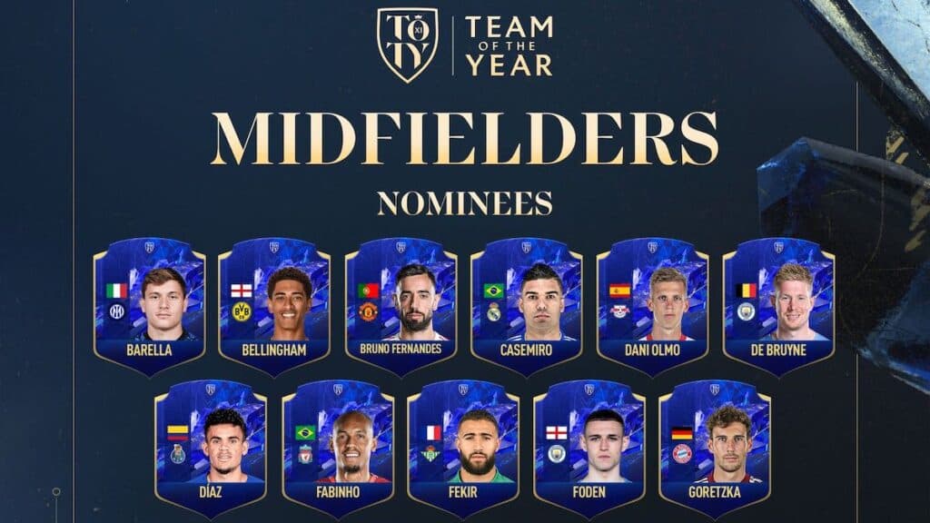 FIFA 22 TOTY nominees