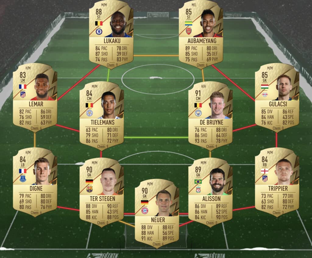 88 rated squad SBC solution