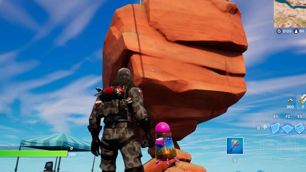 Impossible Rock in Fortnite