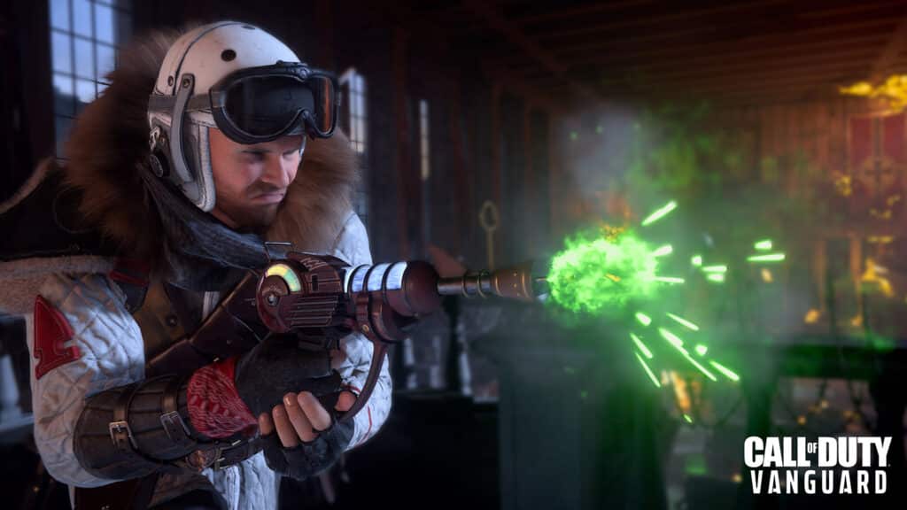 Vanguard Zombies player firing Ray Gun