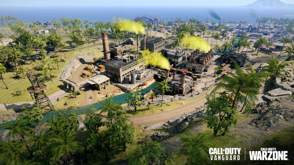 Chemical Factory in Warzone Pacific Season 2