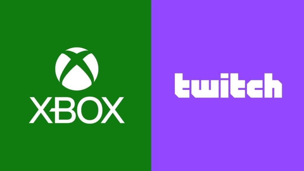 xbox and twitch logos