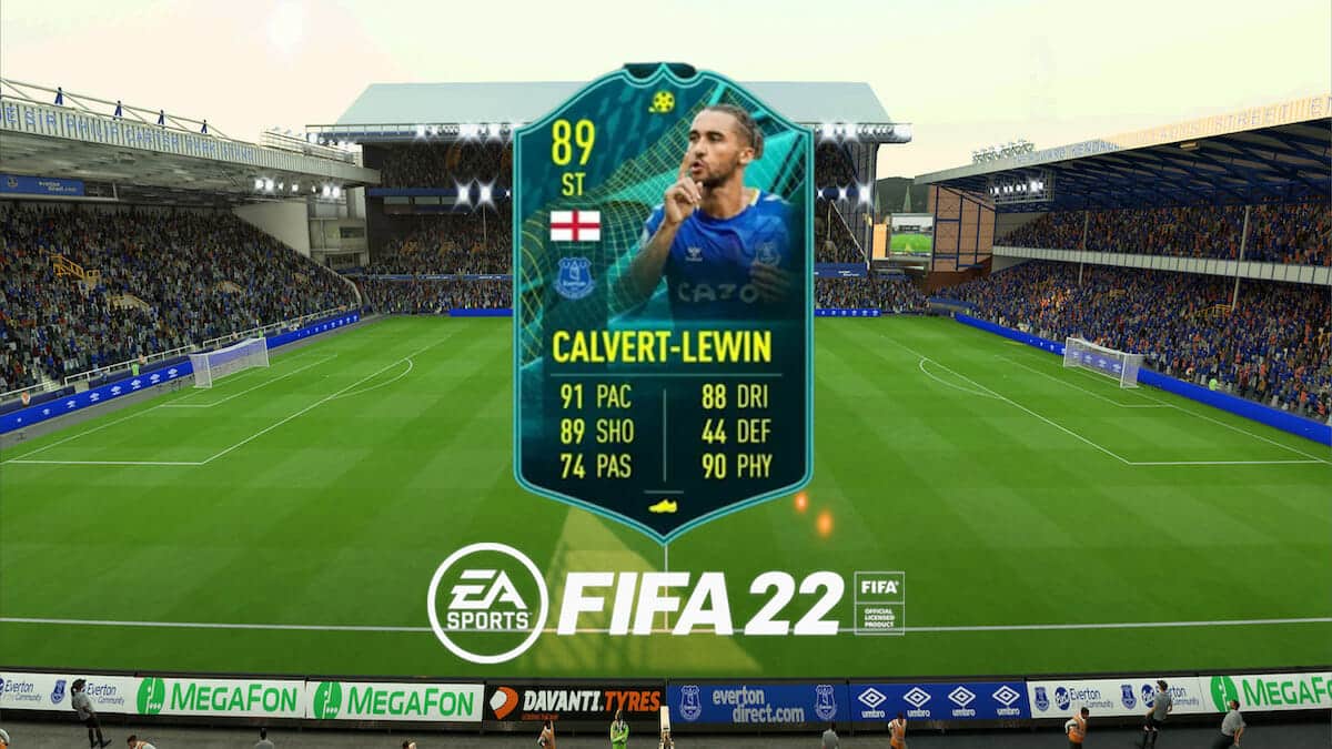 Calvert-lewin player moments SBC FIFA 22
