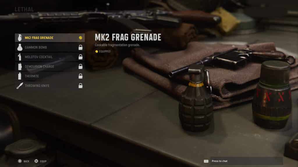 Frag Grenade Vanguard