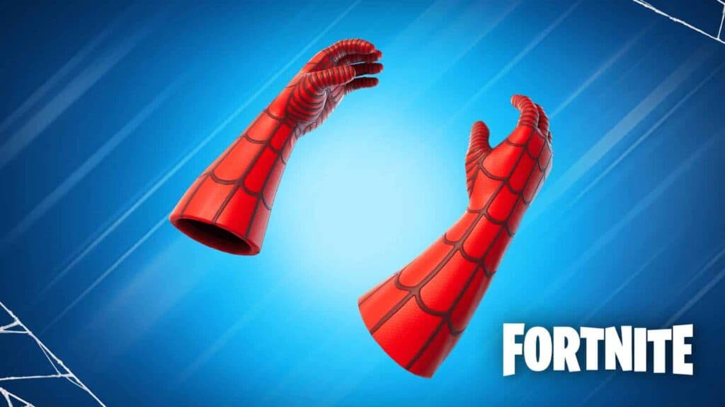 spider-man's web shooters in Fortnite
