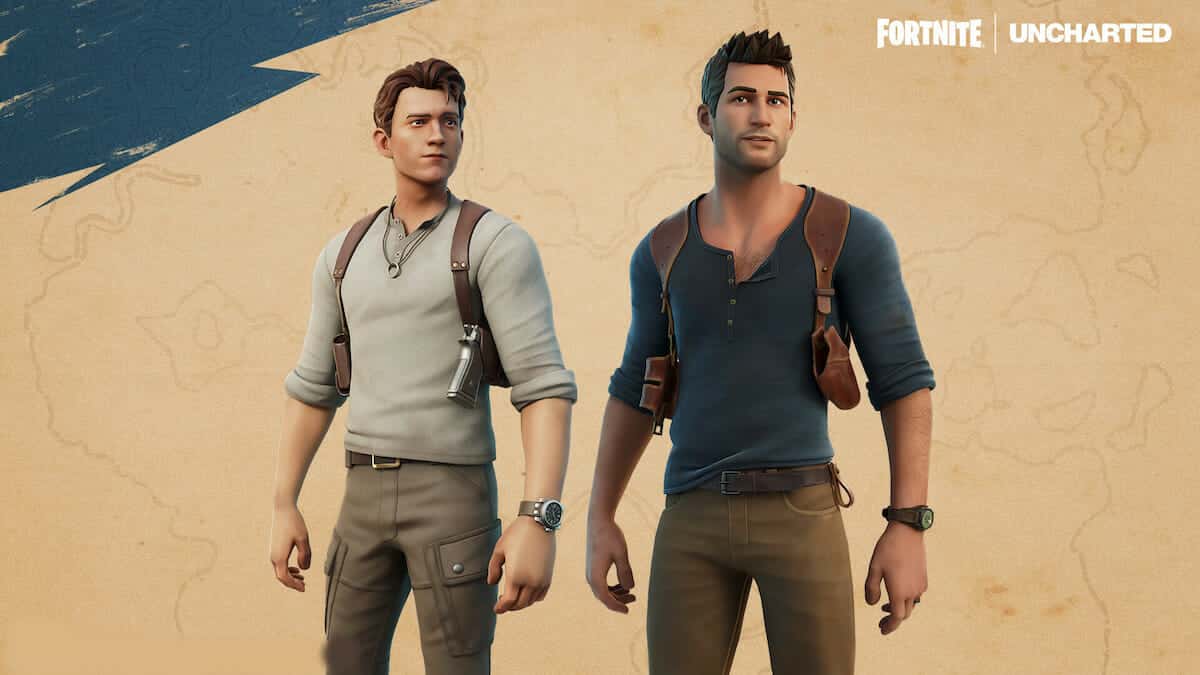 Fortnite Uncharted crossover