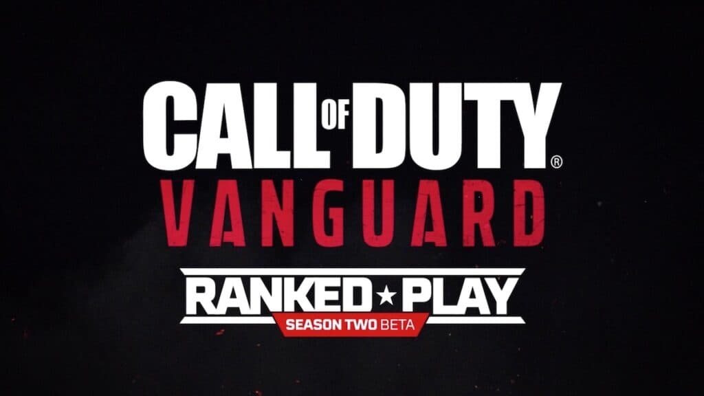 Ranked Play beta screen Vanguard