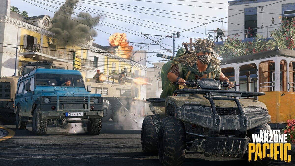 Warzone Operator driving a vehicle