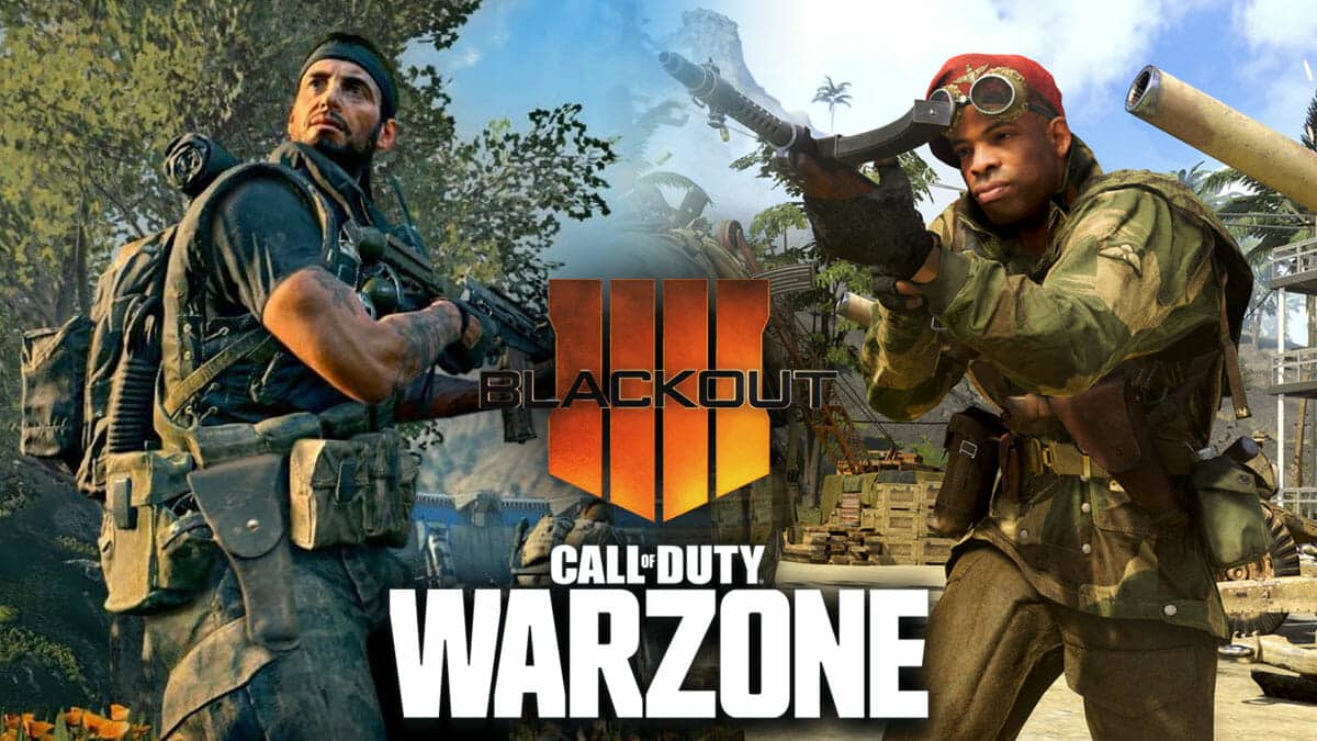 Woods in Blackout and Kingsley in Warzone