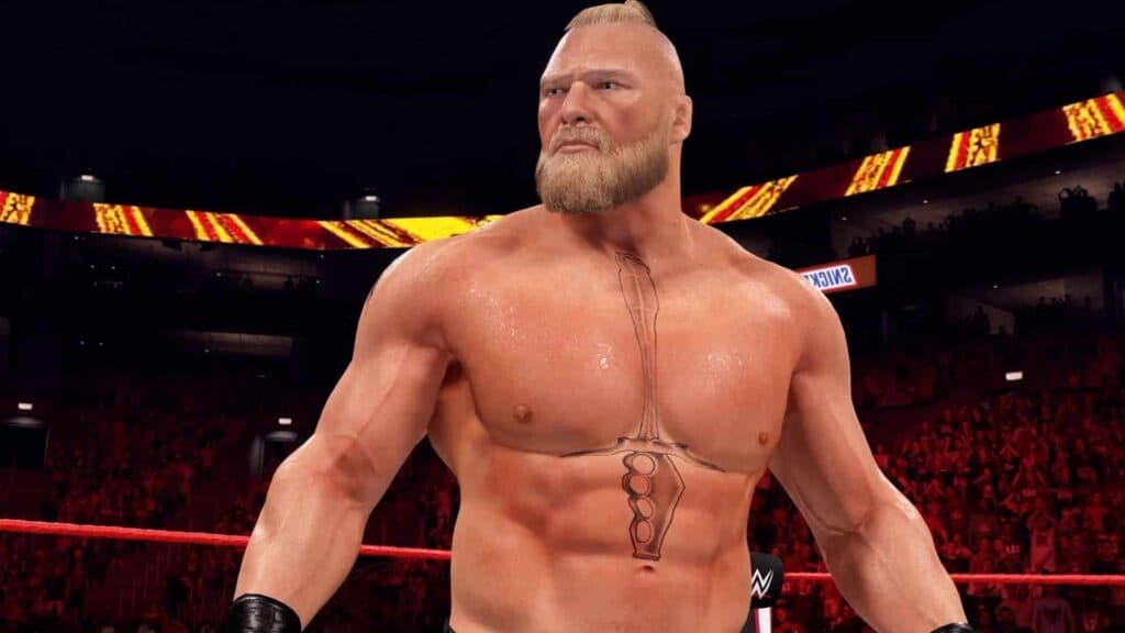 Brock Lesnar in WWE 2K22