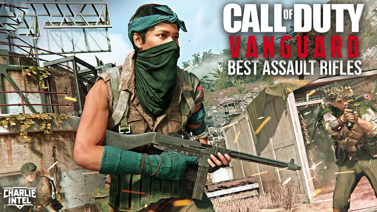 Player holding an assault rifle in Vanguard