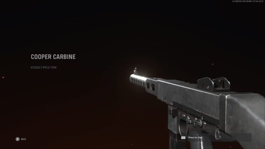 Cooper Carbine Warzone AR