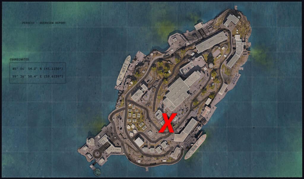 warzone rebirth island vikhor keycard location