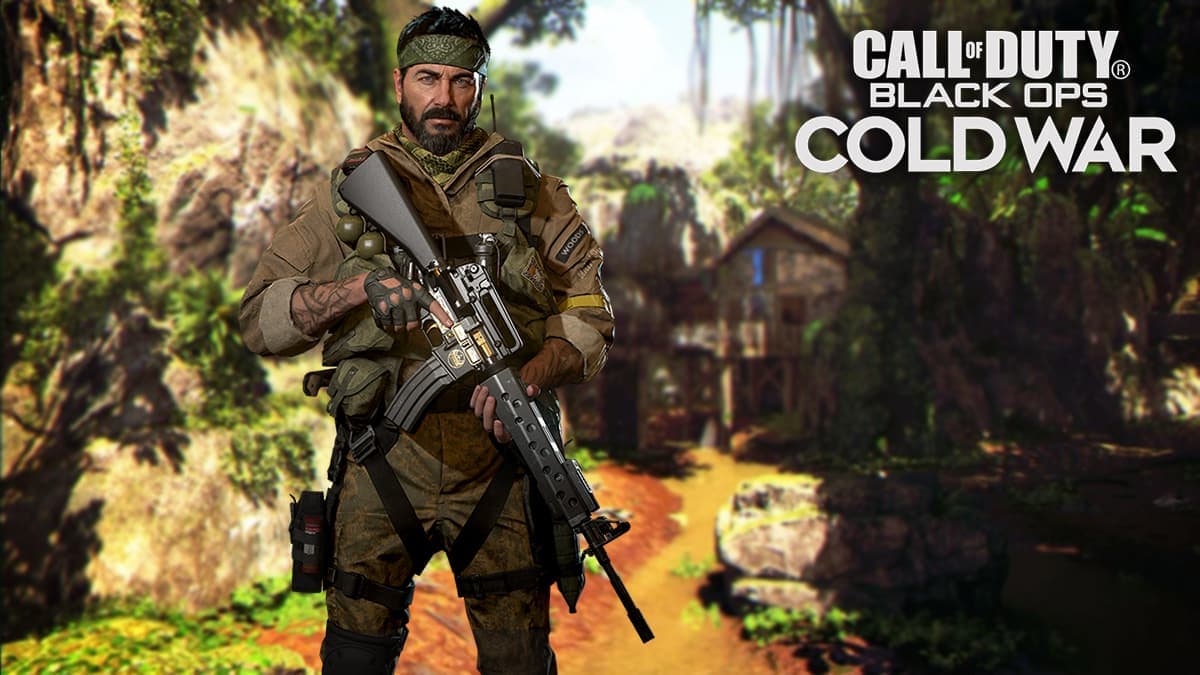 Captain Price in Black Ops jungle map