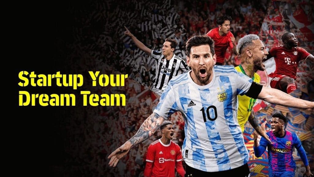 Messi on eFootball Dream Team poster 