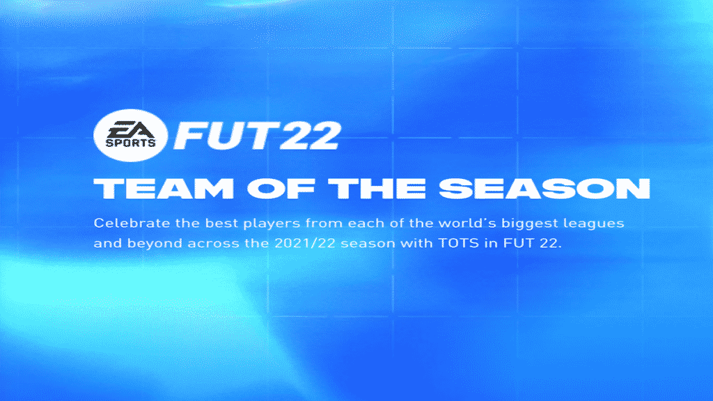 Team of the Season screen EA Sports FIFA 22