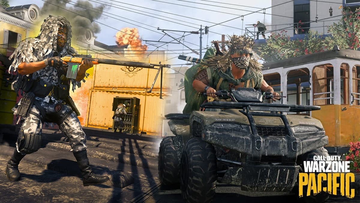 Warzone Operator driving a vehicle