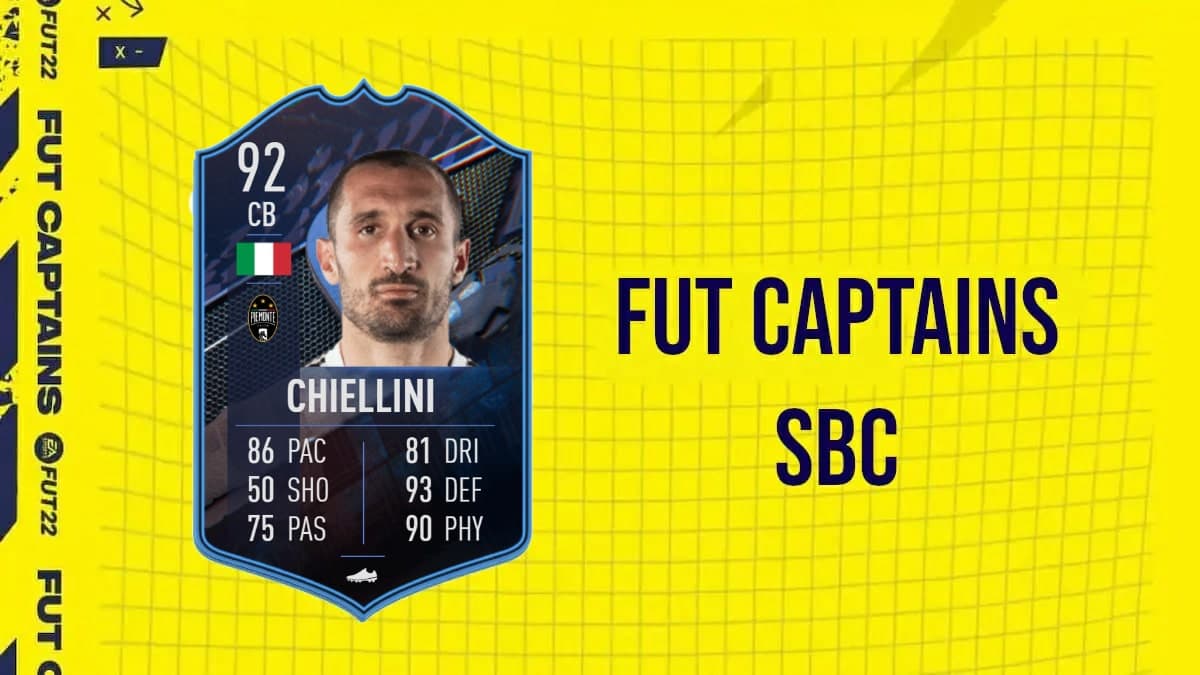 FUT Captains Chiellini SBC FIFA 22