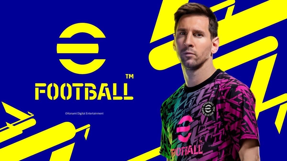 Messi on eFootball cover