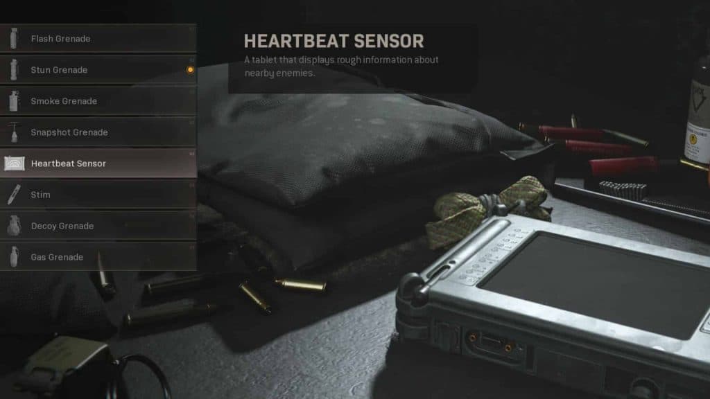 Heartbeat Sensor in Warzone