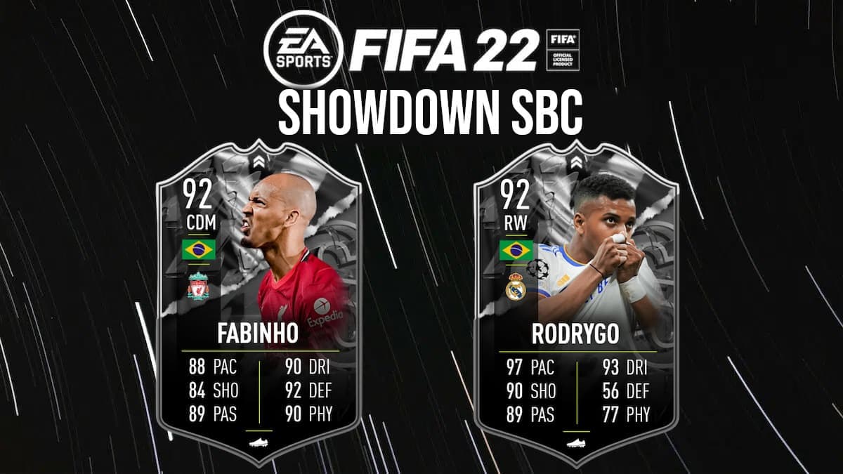 Fabinho Rodrygo FIFA 22 Showdown SBC