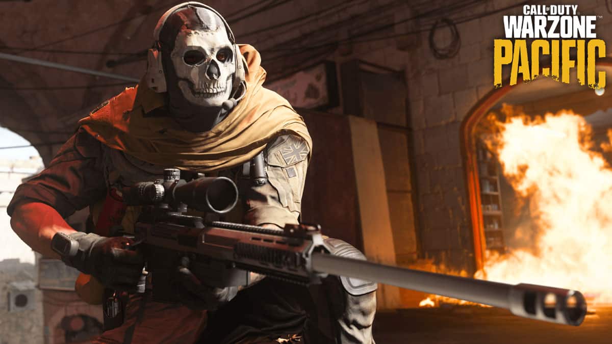 Ghost using AX-50 Sniper Rifle in Warzone