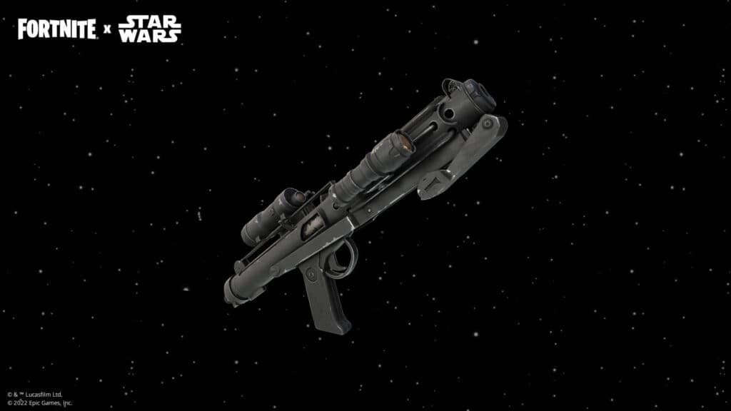 Star Wars E-11 blaster in Fortnite