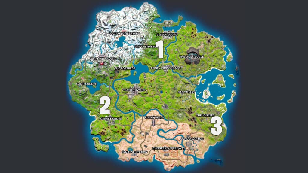 all fortnite stormtrooper checkpoint locations