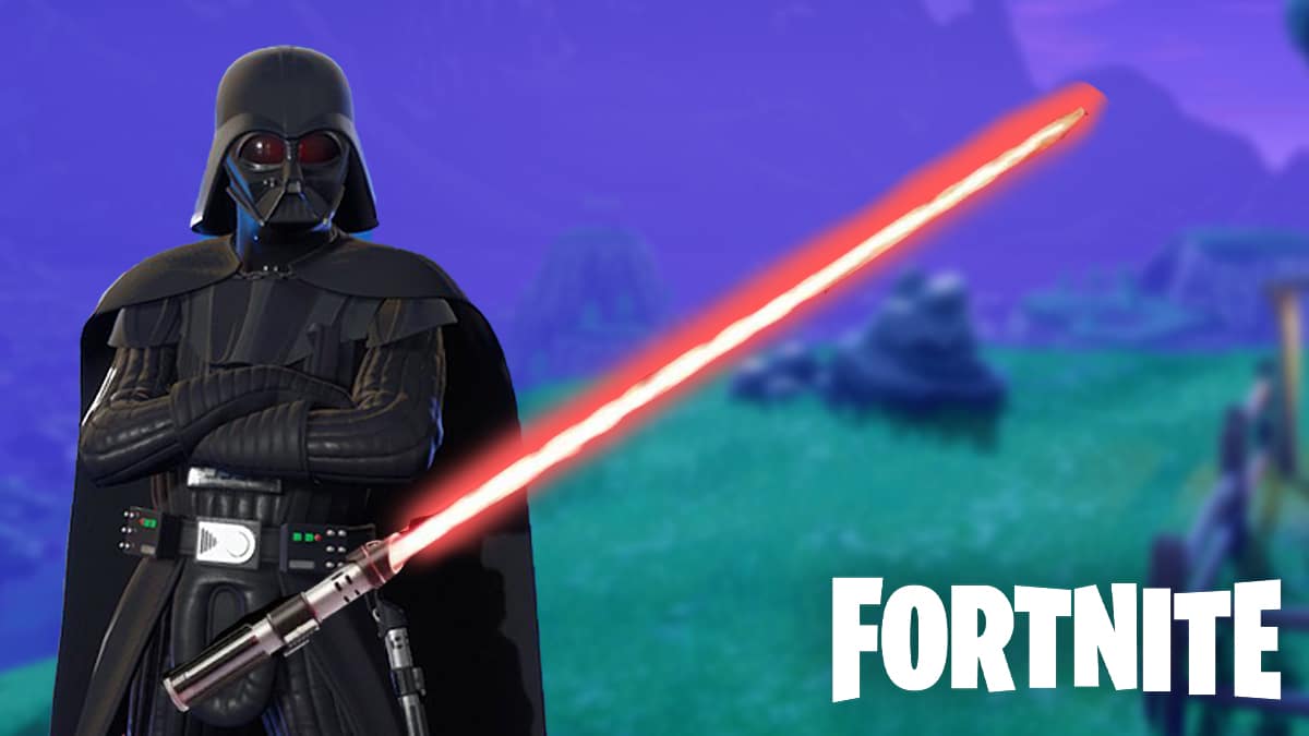 Darth Vader and Lightsaber in Fortnite